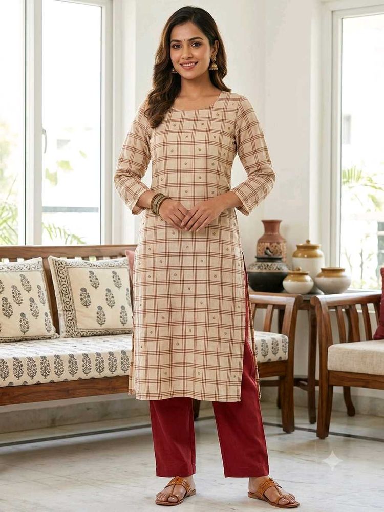 Elegant Kurta Set with Pants.