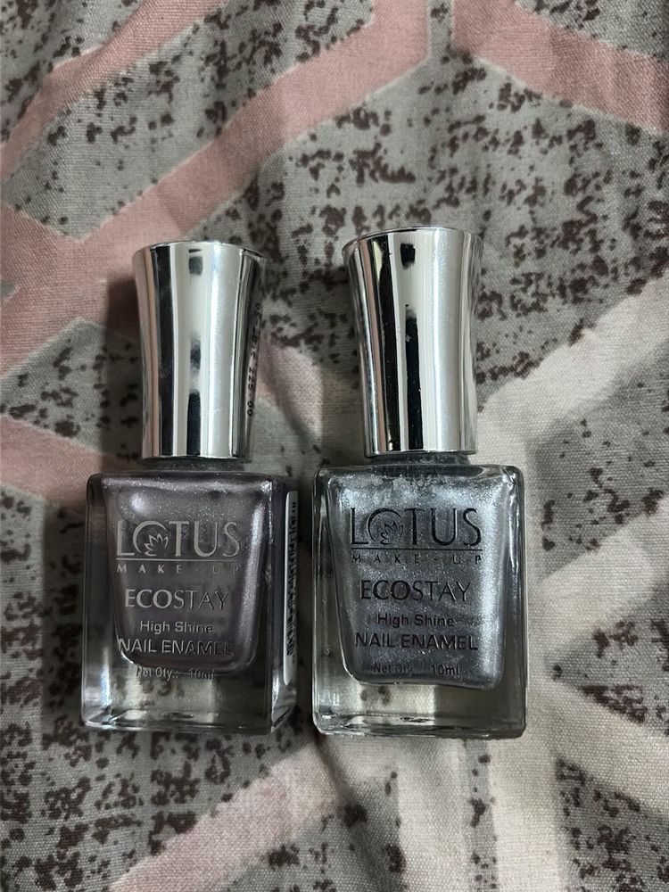 Lotus Makeup Ecostay Nail Polish Duo