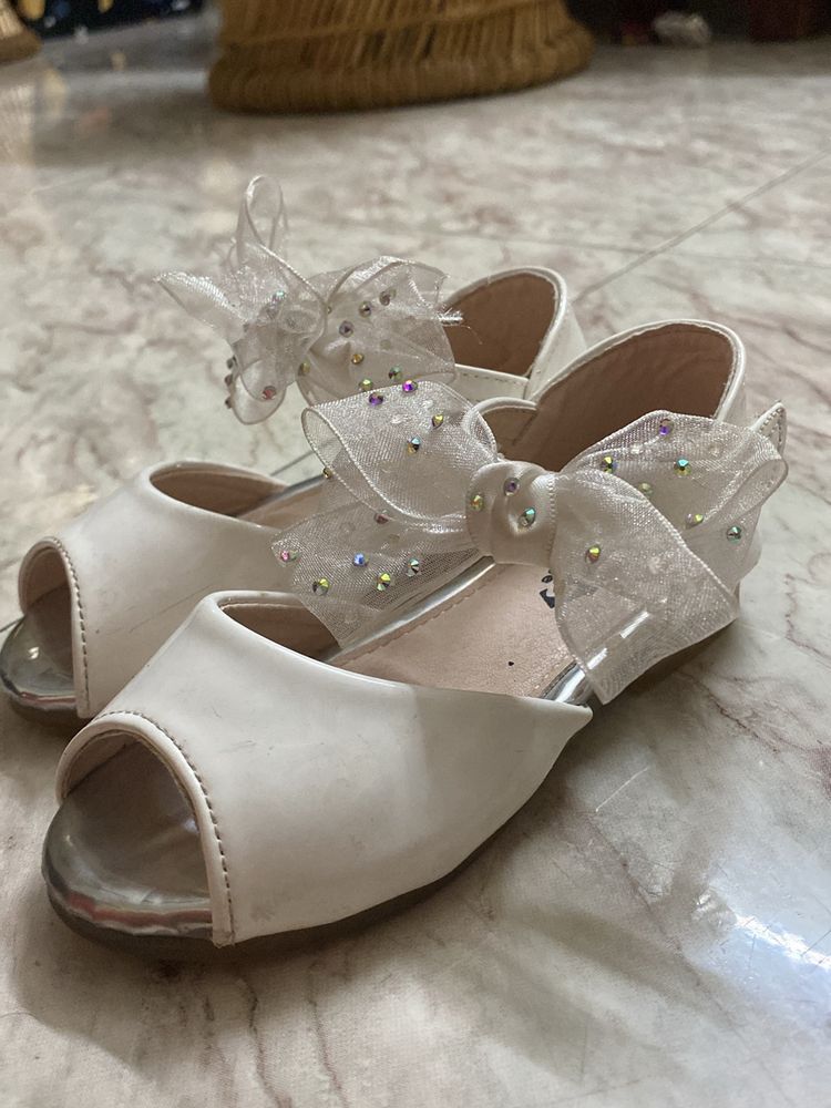 Party Wear Semi Shoe Sandal For Girls