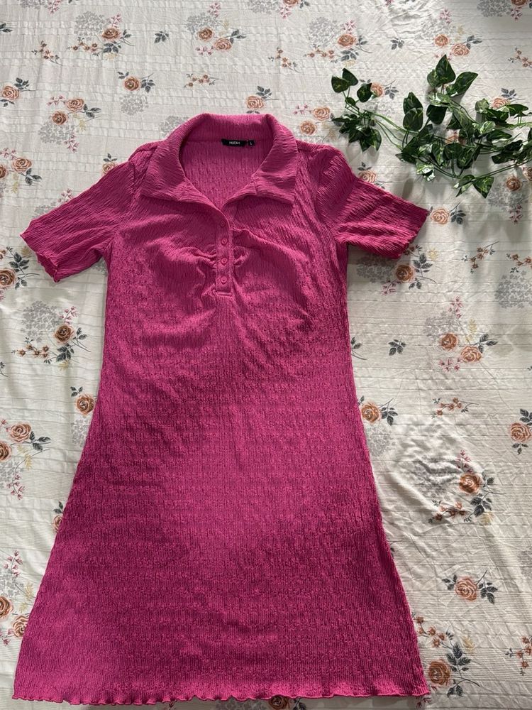 Pink Cute Mini Dress