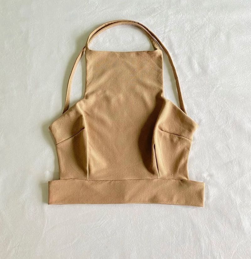 Tan Halter Top