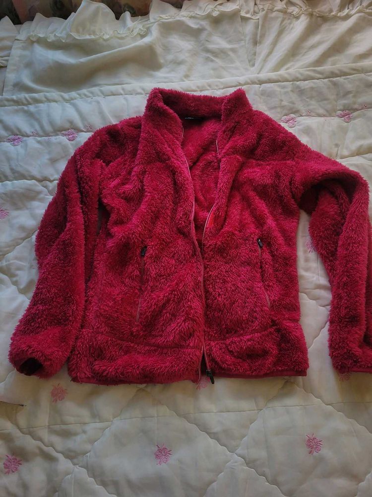 Red Fuzzy Jacket