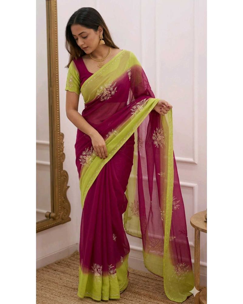 Beautiful Embroidered Saree