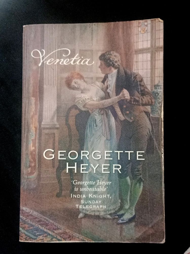 Vintage Romance Novel- Venetia By Georgette Heyer