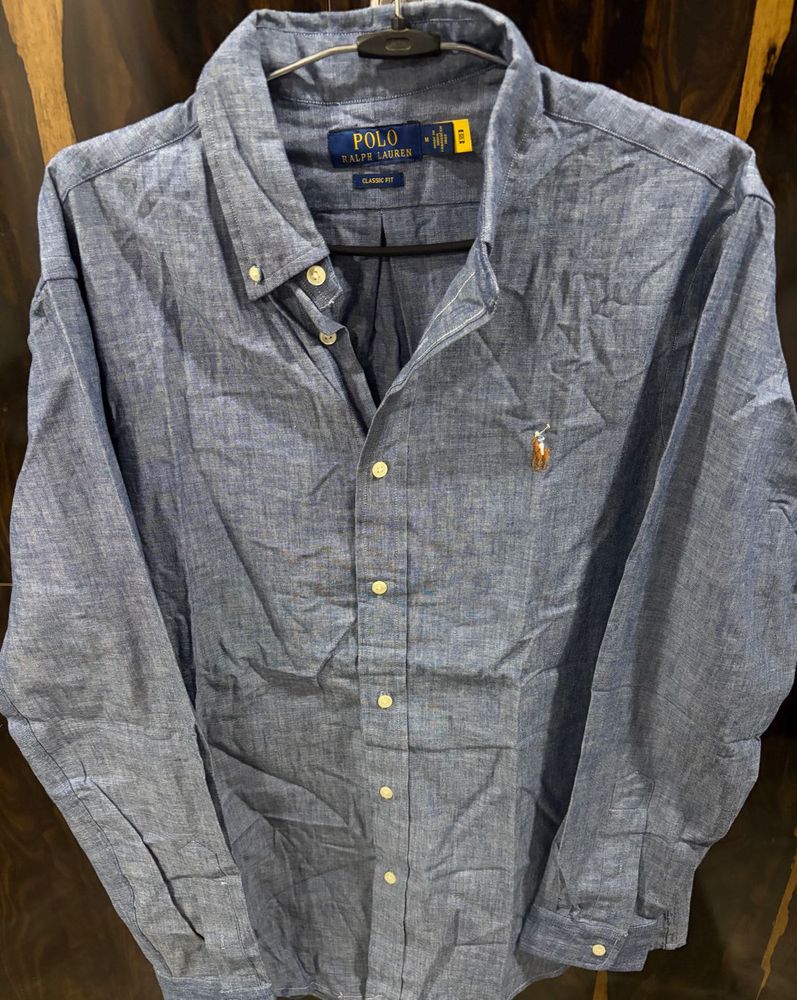 Polo Ralph Lauren Classic Fit Blue Shirt