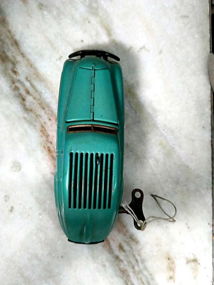Vintage Teal Toy Car