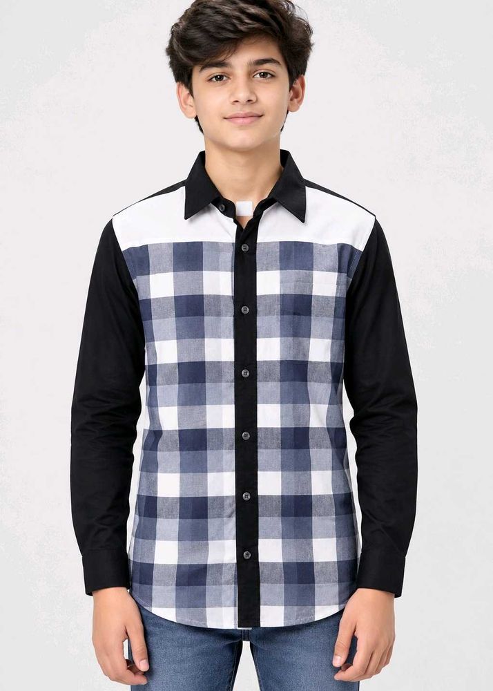 Men's Checkered Long Sleeve Shirt