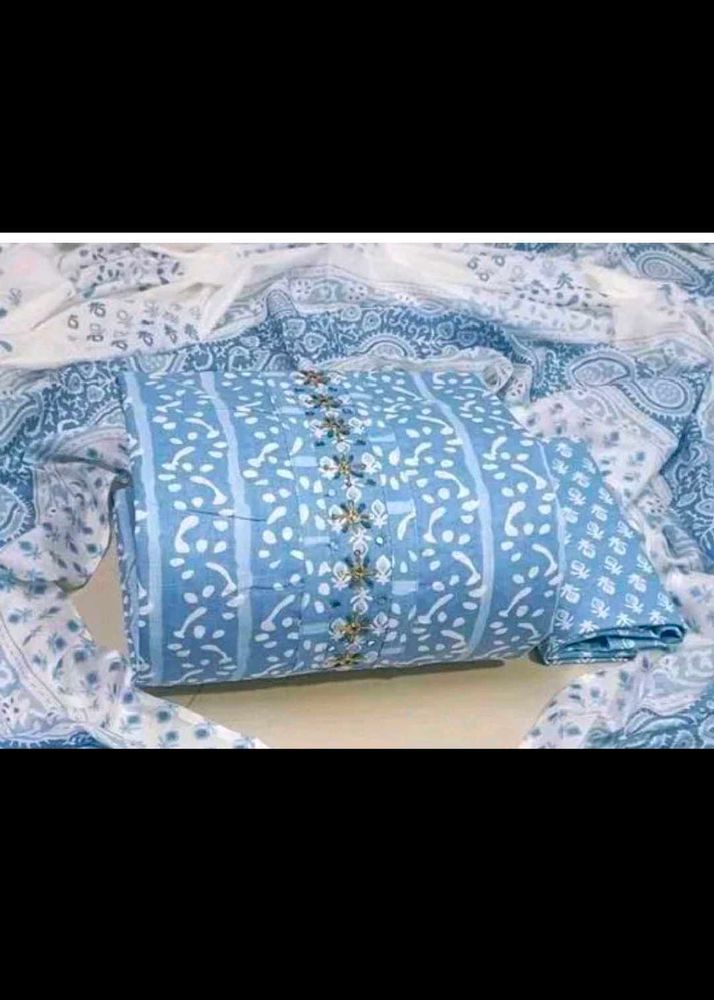 Beautiful Blue Printed Kurta Set