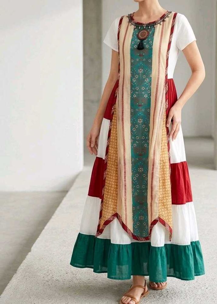 Bohemian Tiered Maxi Dress