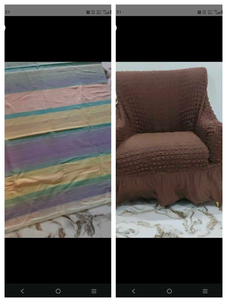 sofa cover and carpet combo