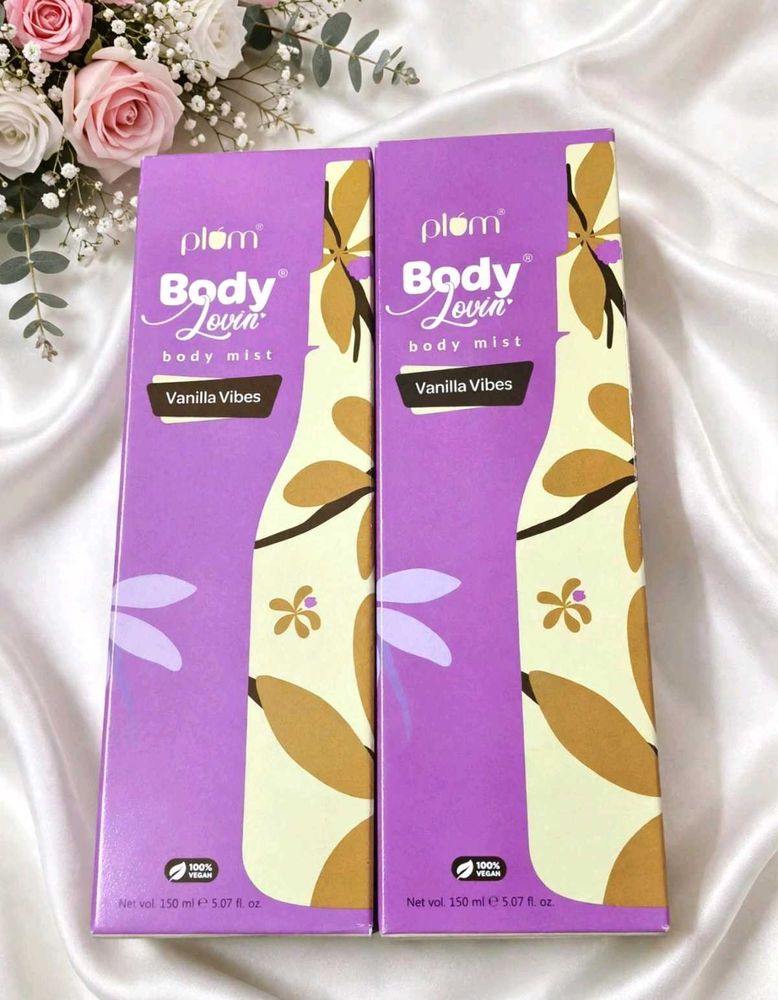 Pack of 2 Plum Body Lovin' Vanilla Vibes Mist