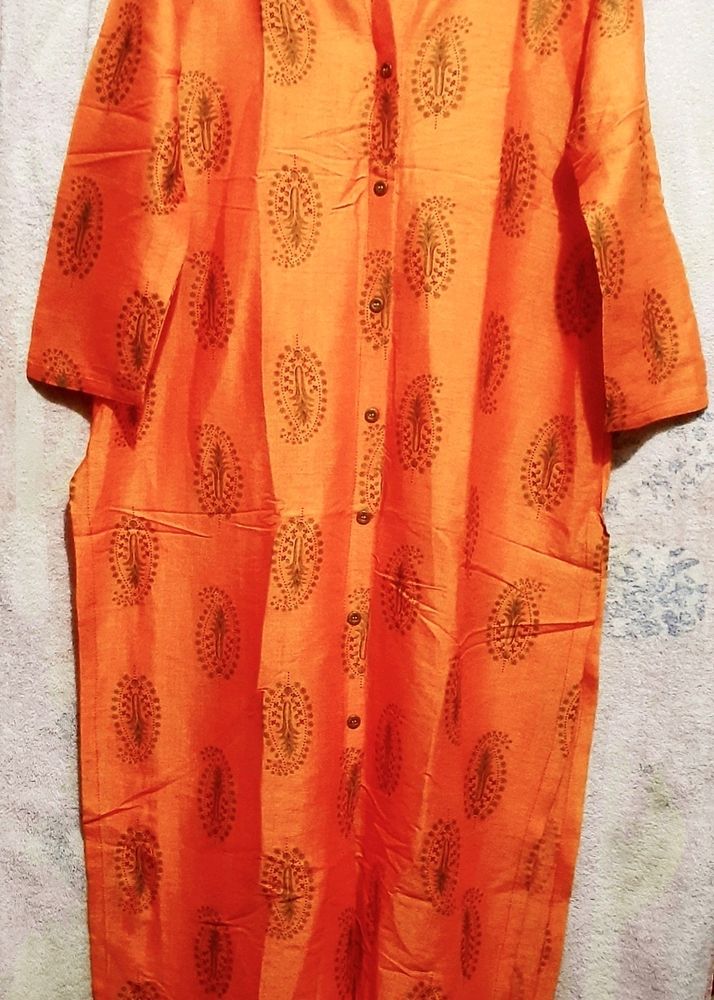 Orange Kurti