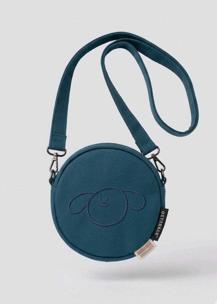 Cute Dog Round Crossbody Bag