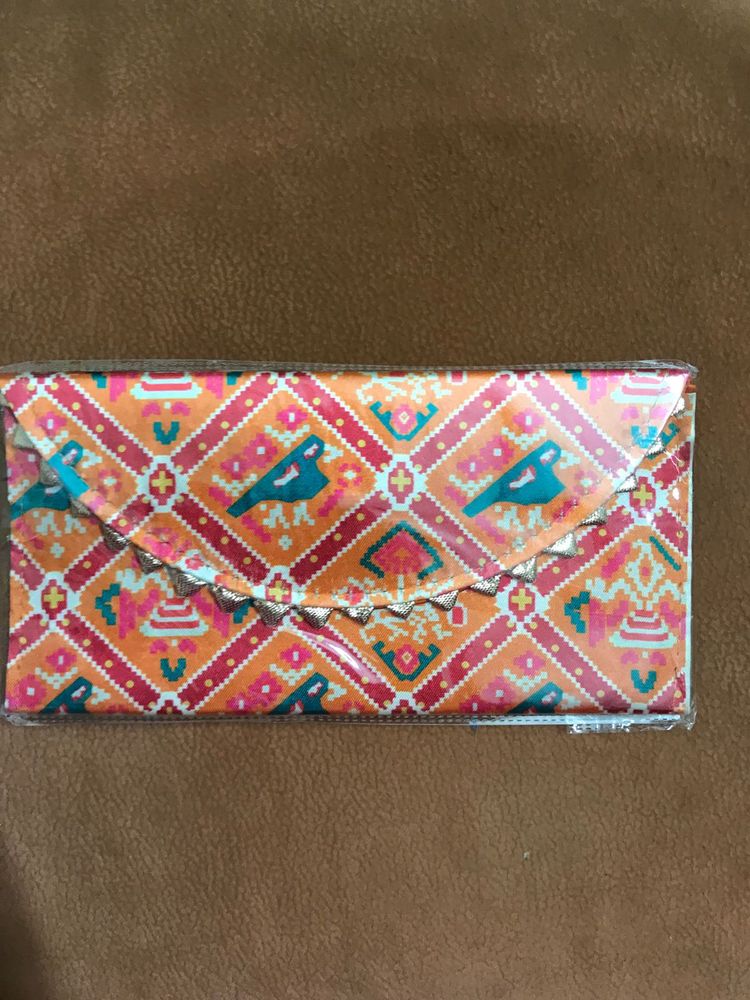 Colorful Patterned Clutch