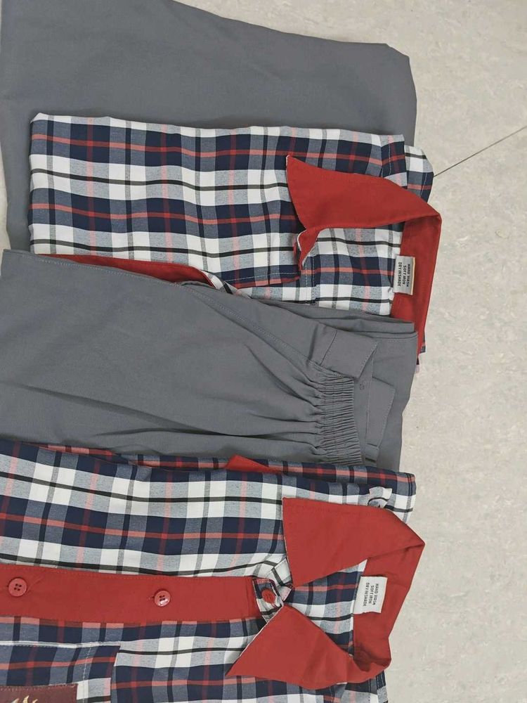 kendriya vidyalaya uniform (2 pair)