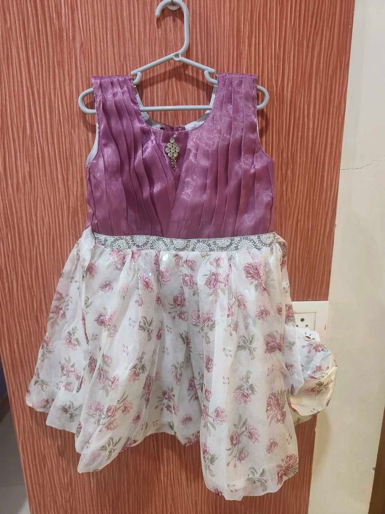 Cute Floral Girls Dress