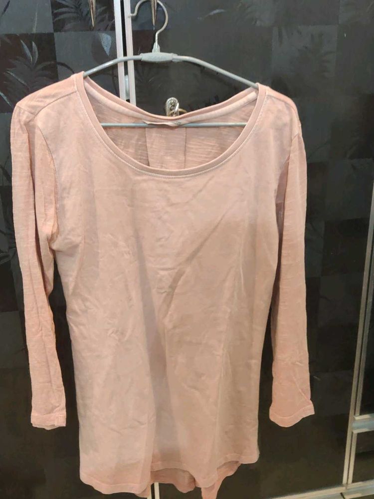 Peach Long Sleeve Tee
