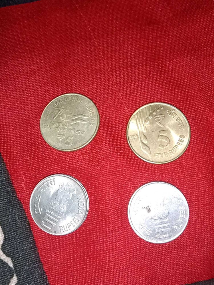 Collection of Indian Rupees Coins