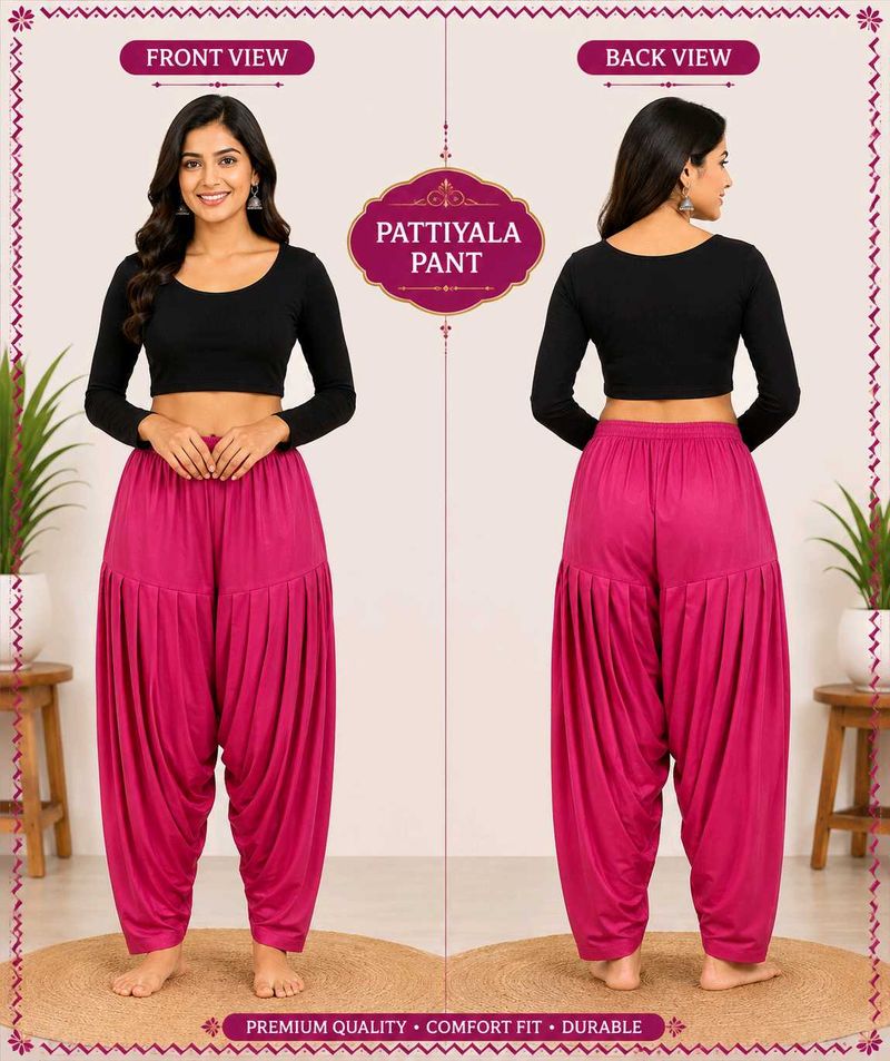 Lycra Pattiyala pant XXL