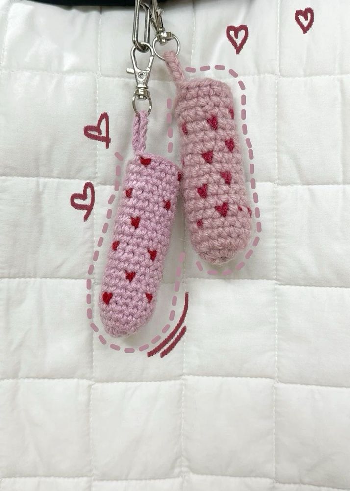 Crochet Lip balm holder(1 piece)