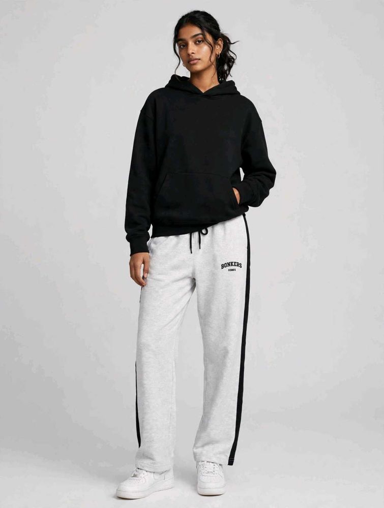Casual Sweatpants with Side Stripe