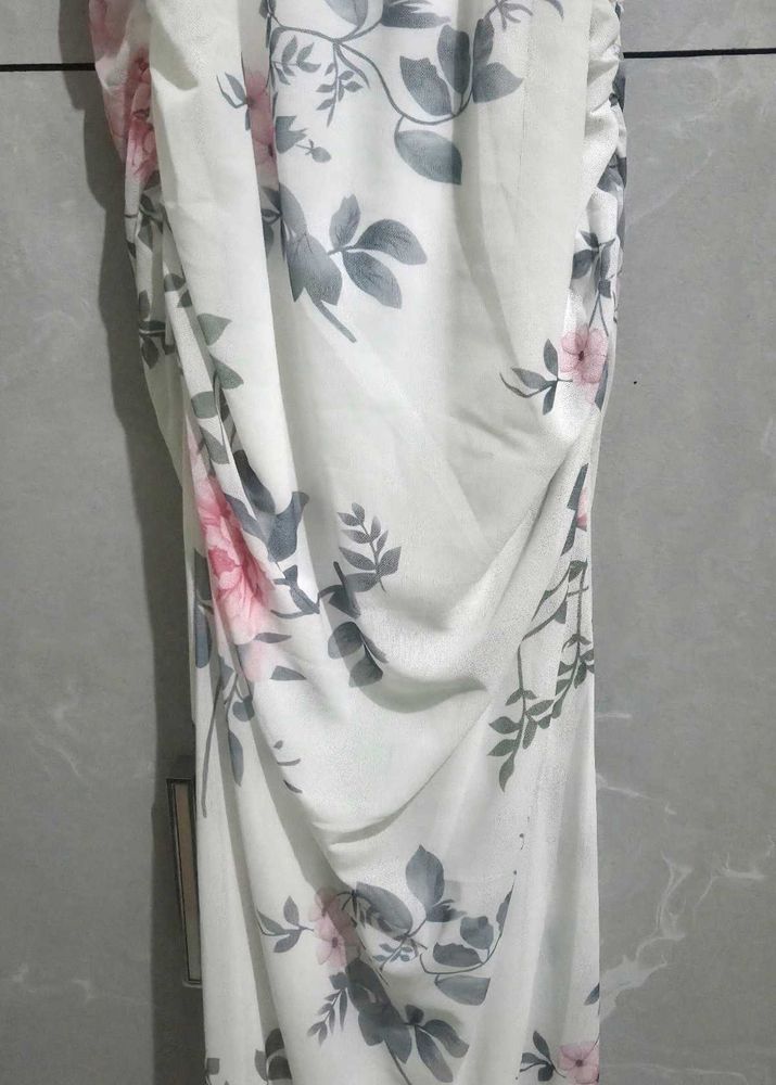 Elegant Floral Print Dress
