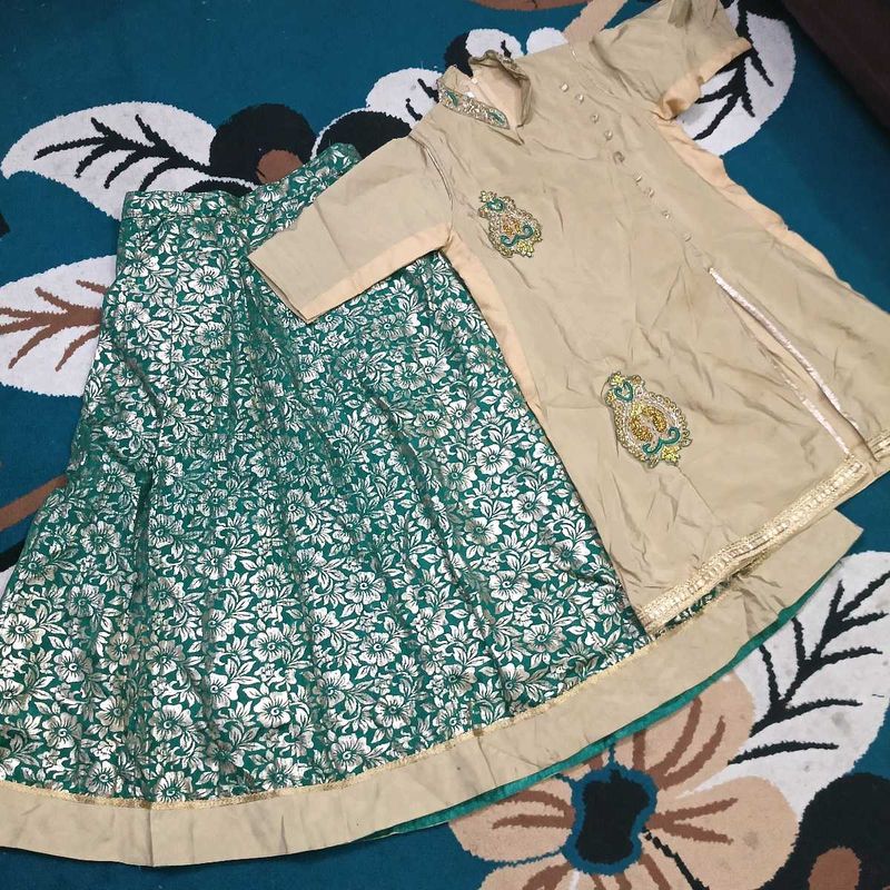 Festive Vibe! Gorgeous Green Lehenga Set✨