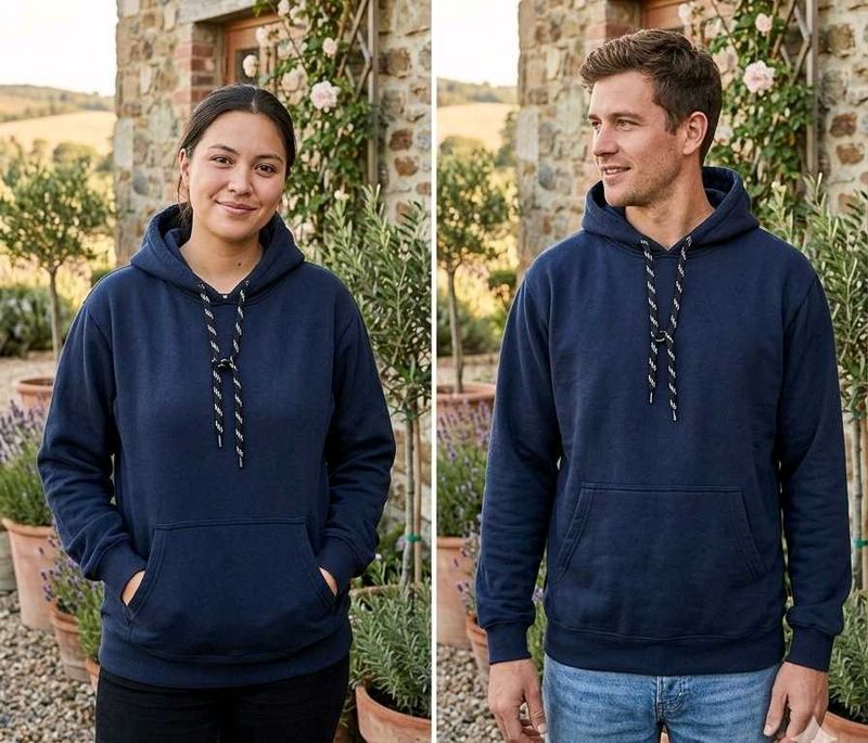 Comfortable Navy Blue Hoodie