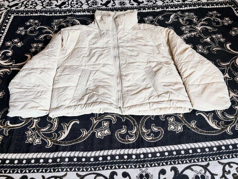Beige Puffer Jacket