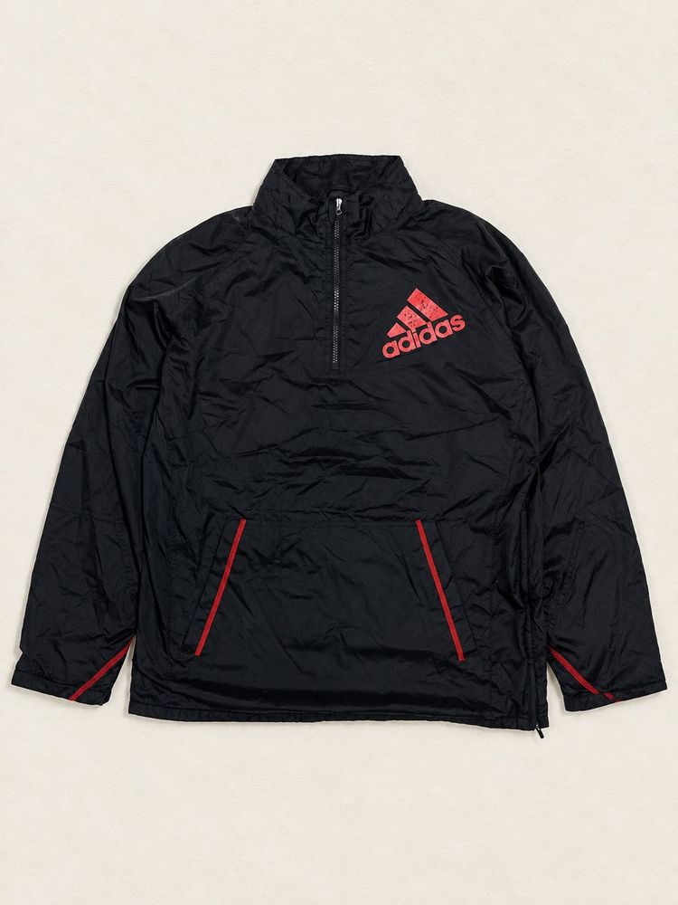 Adidas Vintage Half-Zip Pullover Jacket.