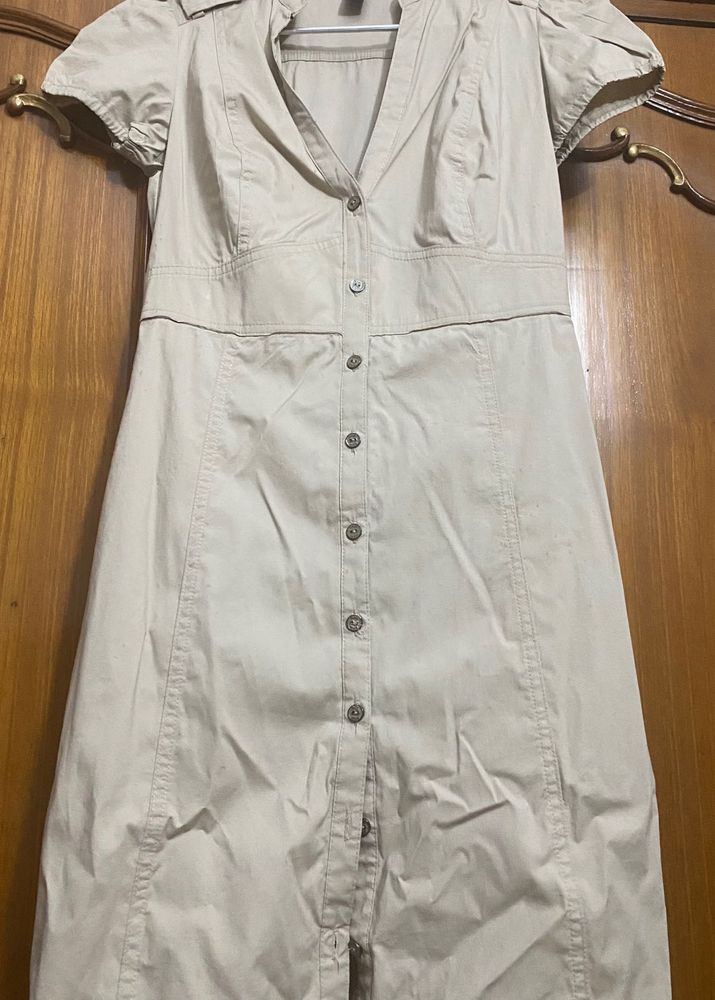 Effortless Timeless Mango Safari Dress