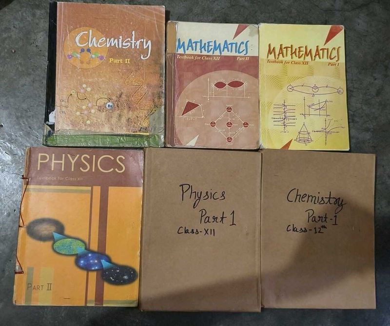 Physics, Chemistry, Math NCERT Books for class 12t