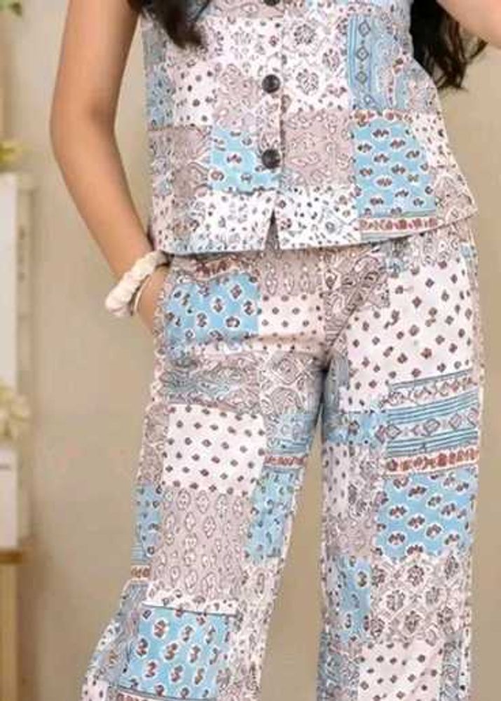 girl  top pant set