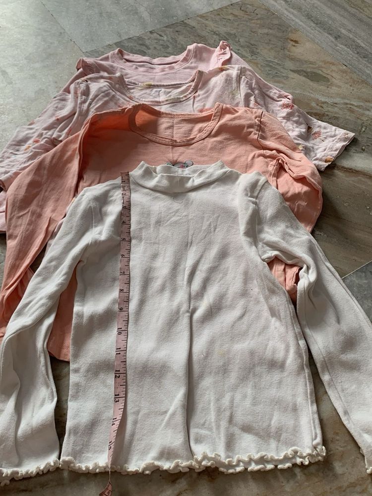 Bundle of Girls' Long-Sleeve Tops