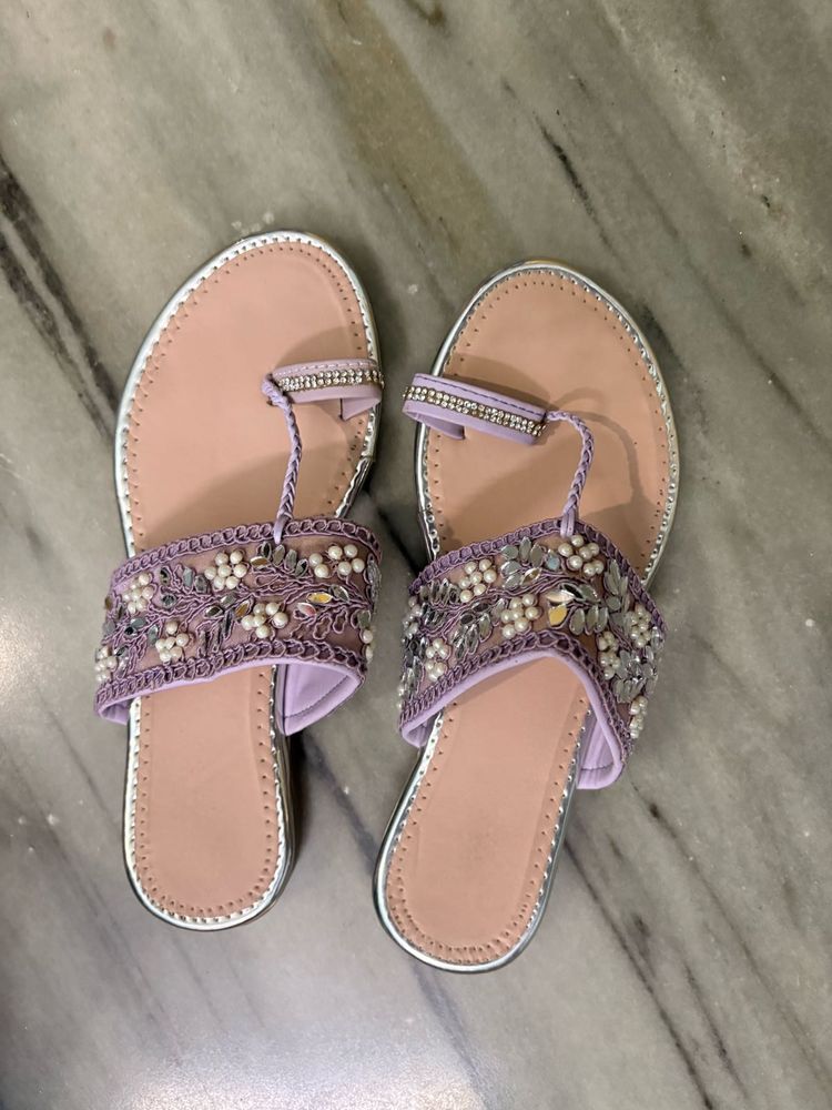 Purple Ethenic Sandals🔥🔥❤️