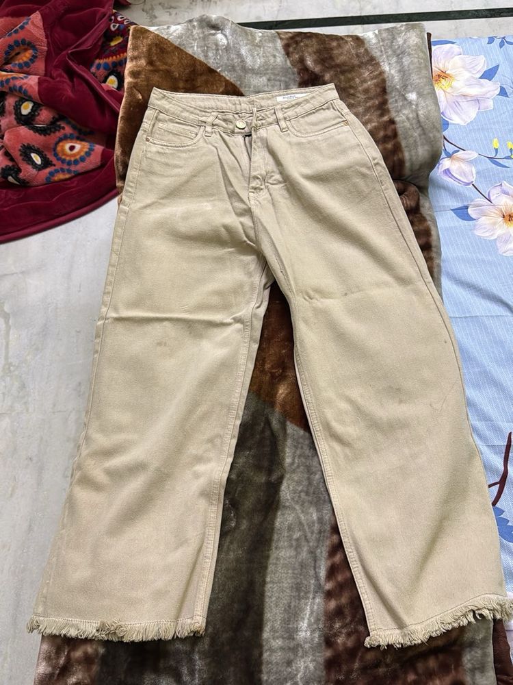 Tan Flared Pant zudio