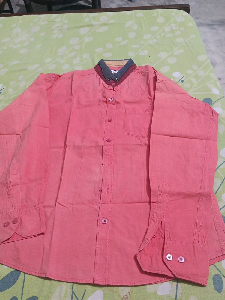 Rose Pink Shirt For Men