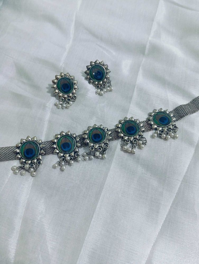 Peacock Necklace Set