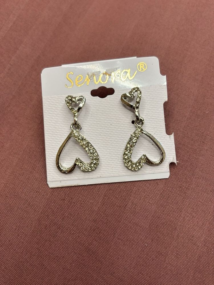 Heart Dangle Earrings