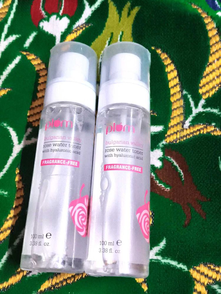 pack of 2 Plum Bulgarian Valley Rose Water Toner F