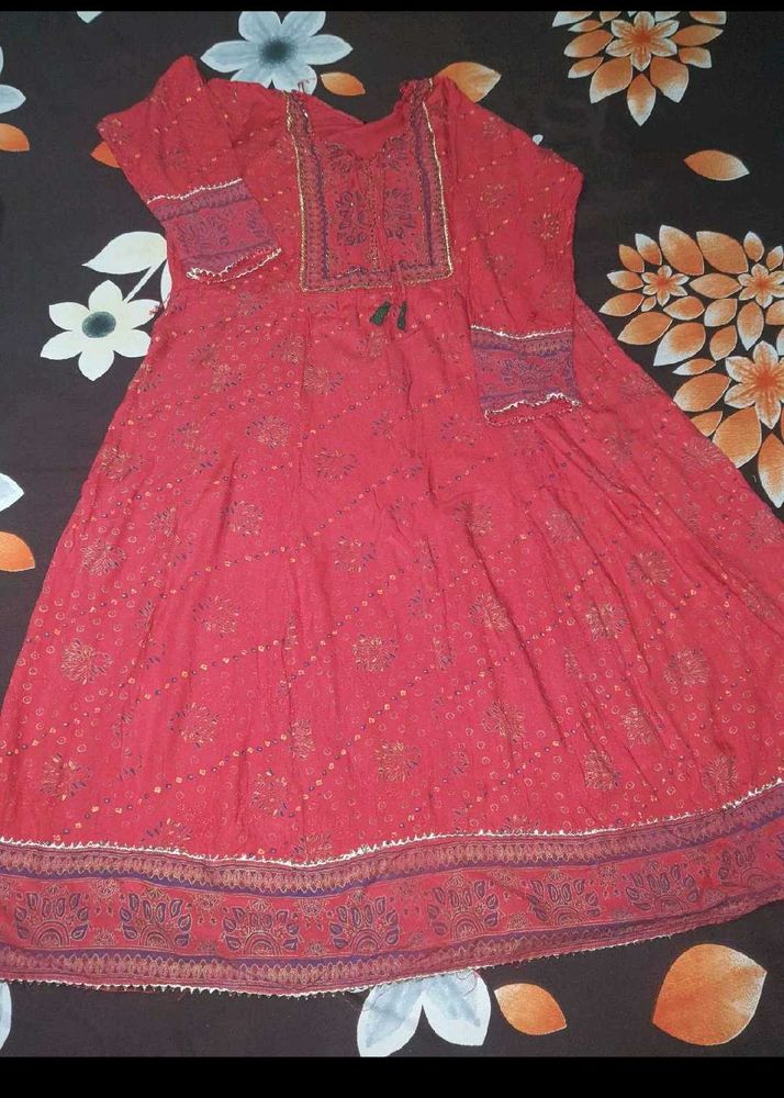 Beautiful Red Kurta