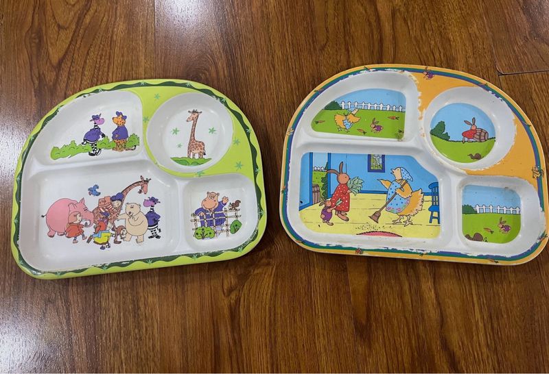 Imported Kids Plates Combo From Switzerland