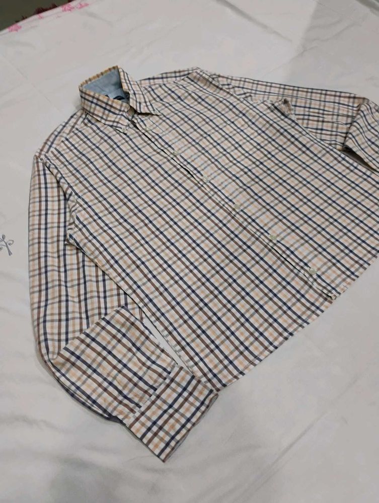 Checkered Button-Down Boxxy fit Shirt