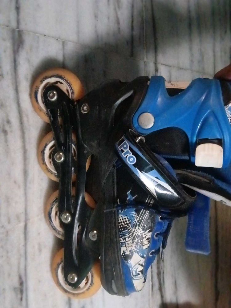 Blue Inline Skates