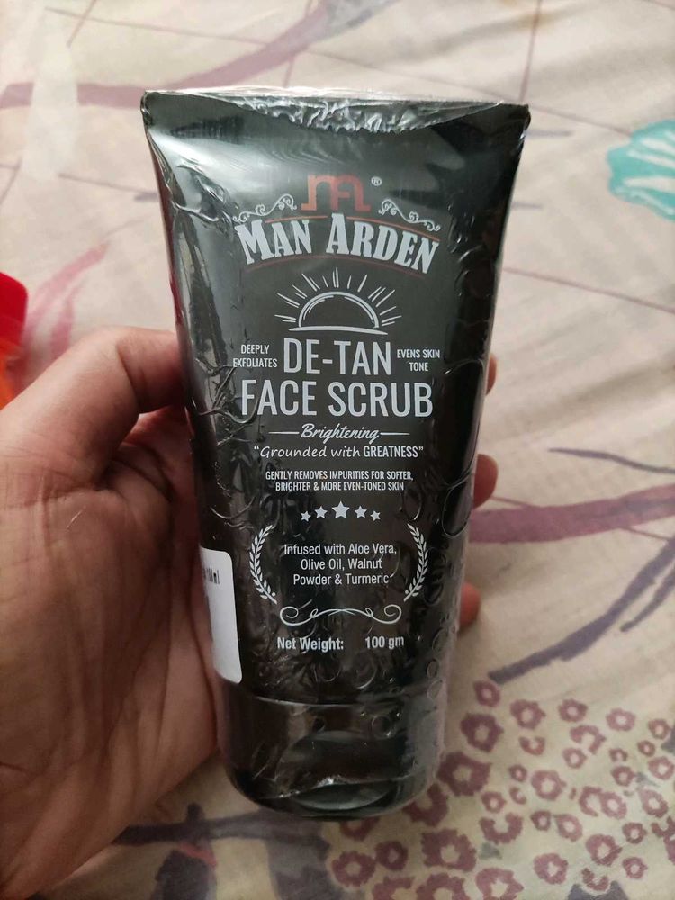 Man Arden De-Tan Face Scrub