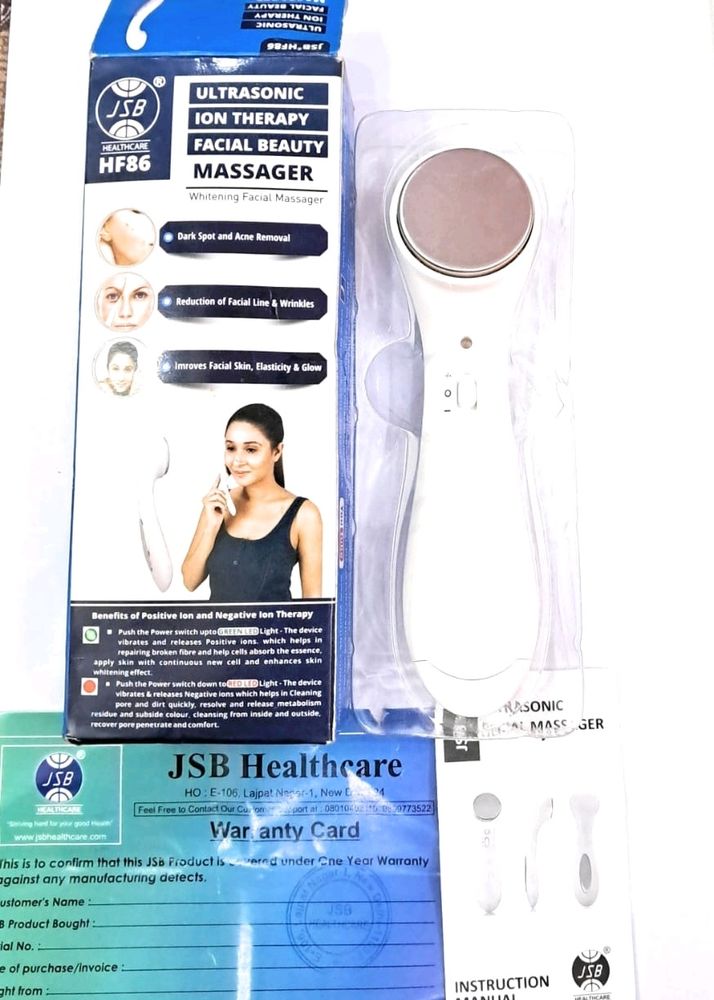 🟢 Ultrasonic Facial Massager