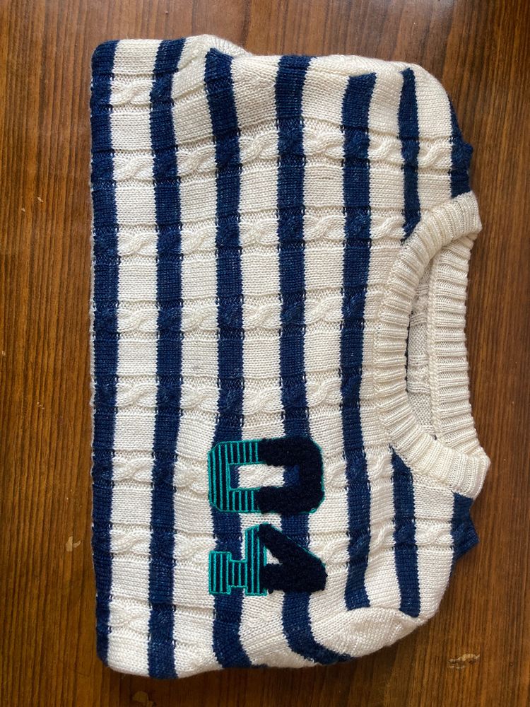 5-6 Year Boys Sweater From Pink And Blue Brand