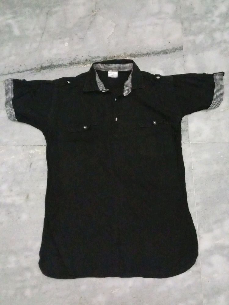BLACK KURTA FOR WOMEN &amp; MENS