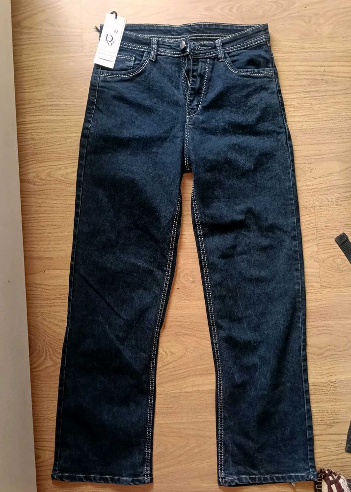 Cristian dior denim wide straight fit jeans