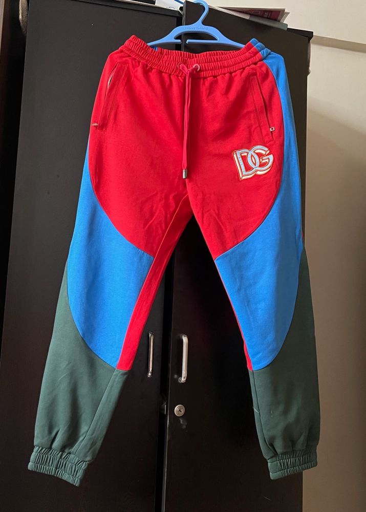 Unisex D&amp;G Stylish Colorblock Sweatpants